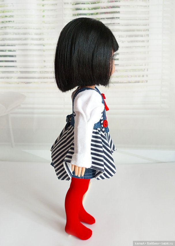 Джинсовый наряд для куклы Паола Рейна (фото 2)