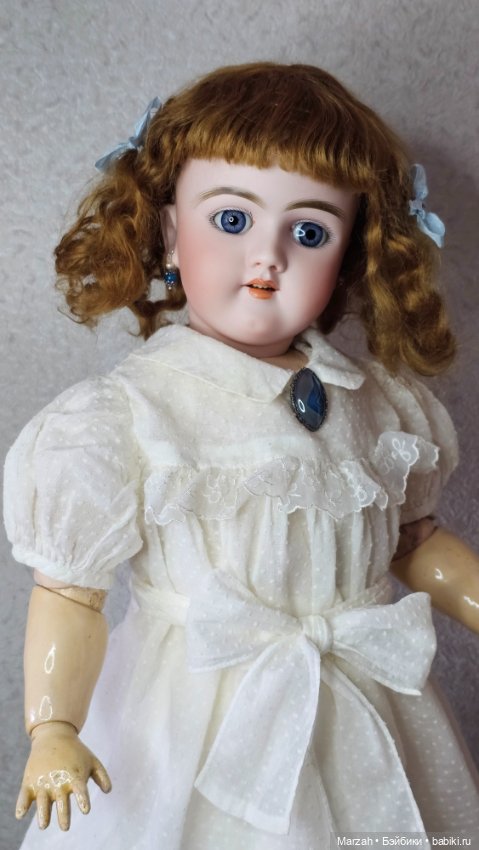 Ранняя антикварная куколка от Heinrich Handwerck 109, рост 62,5 см (фото 5)