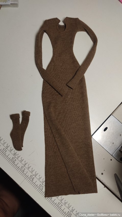 Кашемировые платье — Одежда для BJD (фото 6)