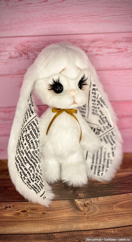 Зайчик Репортёр 📝 — Авторские игрушки (фото 3)
