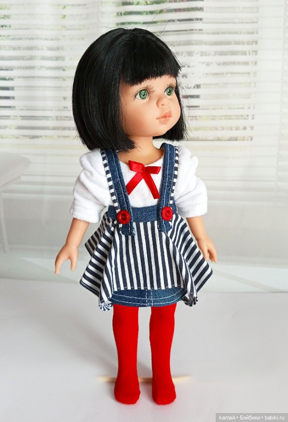 Джинсовый наряд для куклы Паола Рейна (фото 6)