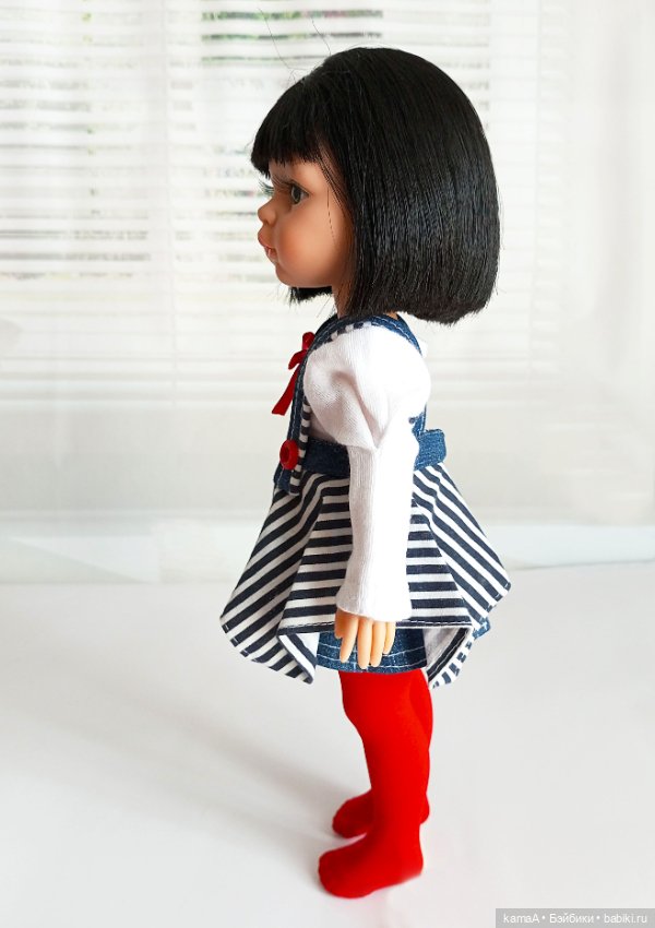 Джинсовый наряд для куклы Паола Рейна (фото 4)