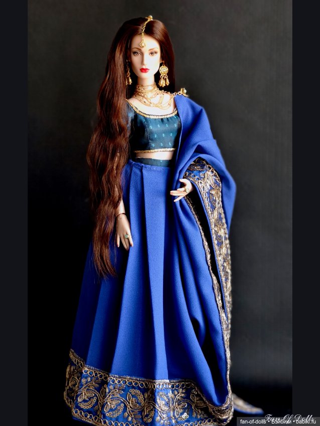 Индийский костюм для кукол Роберта Тоннера 40 см (фото 5)