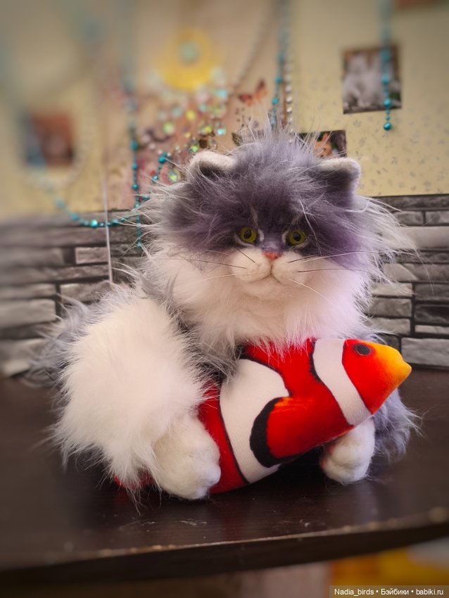 Федя с рыбкой — Авторские игрушки (фото 3)