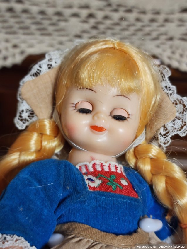 Винтажные куколки для американского рынка. Маркировка на затылке Ginny, 1973г (фото 10)