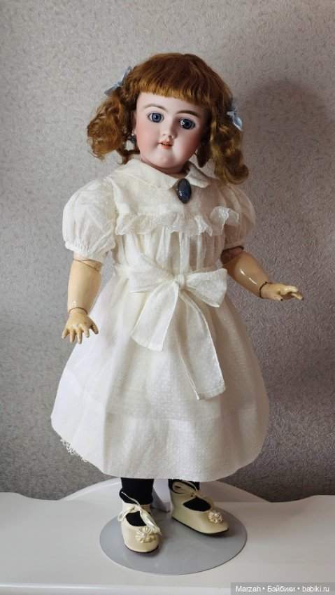 Ранняя антикварная куколка от Heinrich Handwerck 109, рост 62,5 см (фото 4)
