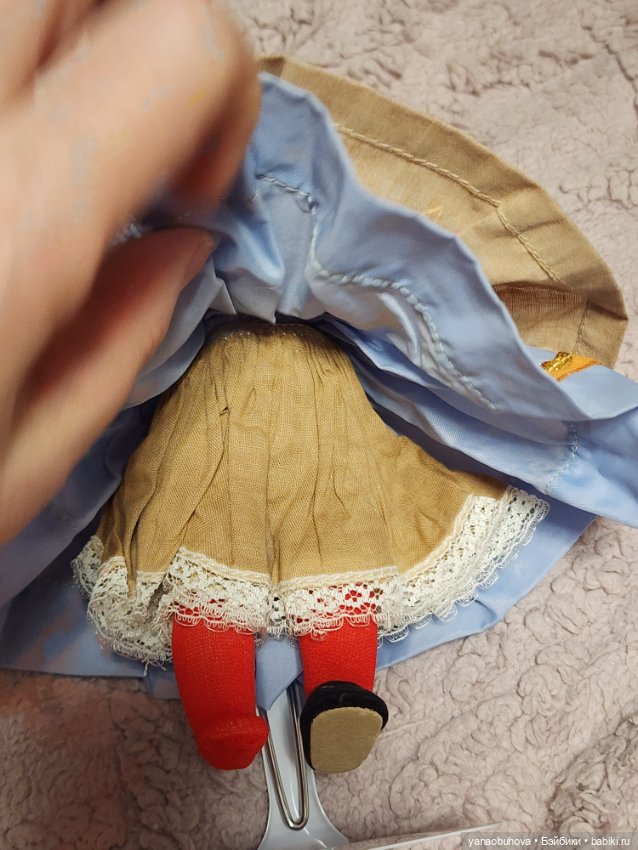 Винтажные куколки для американского рынка. Маркировка на затылке Ginny, 1973г