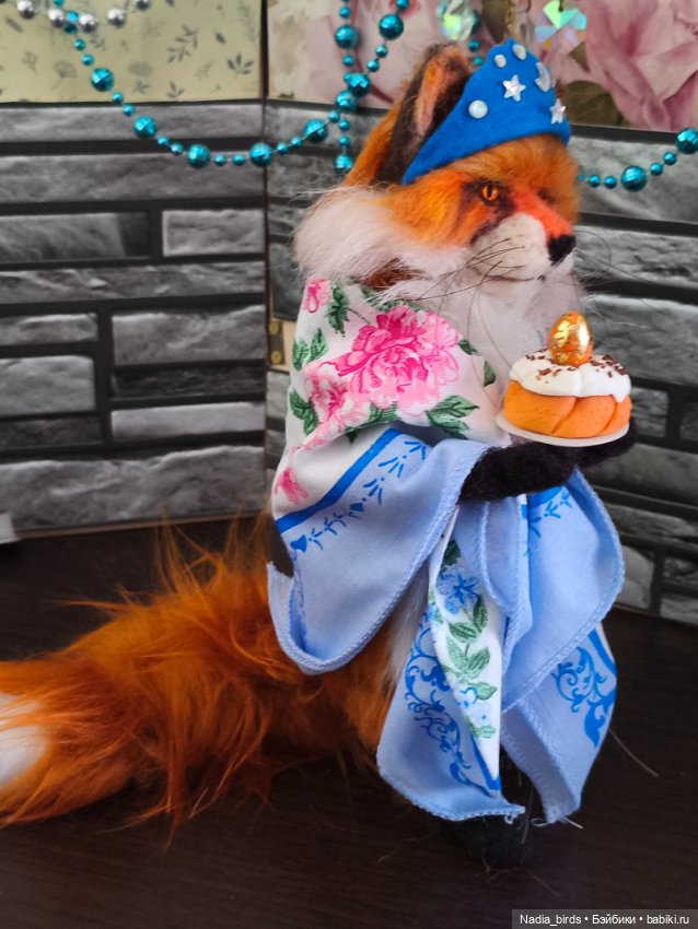 Пасхальная лисичка — Авторские игрушки (фото 3)