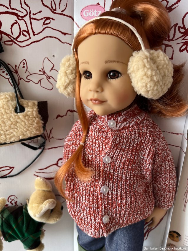 Куколка Ханна с собачкой фирмы Готц #5 (фото 4)