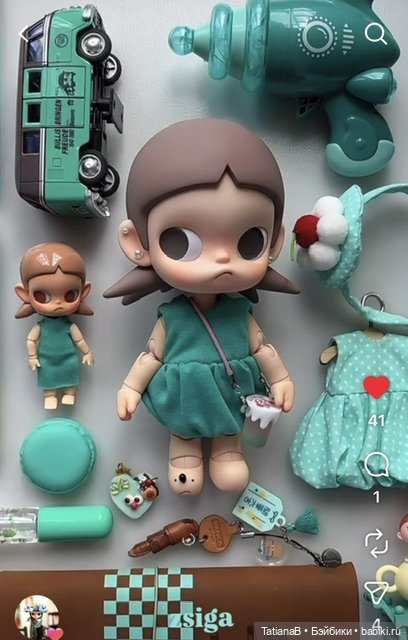 Zsiga Кукла Мишка — Азиатские куклы (фото 8)