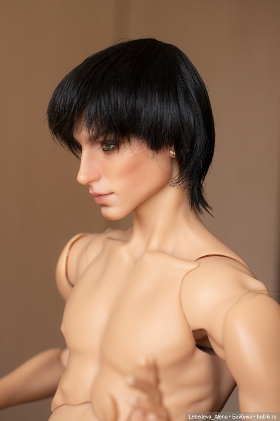 Мужской парик на головы 12см (фото 4)