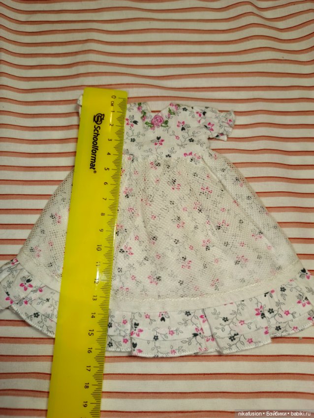 Платье на антикварную или винтажную куклу рост 20-22 см (фото 6)