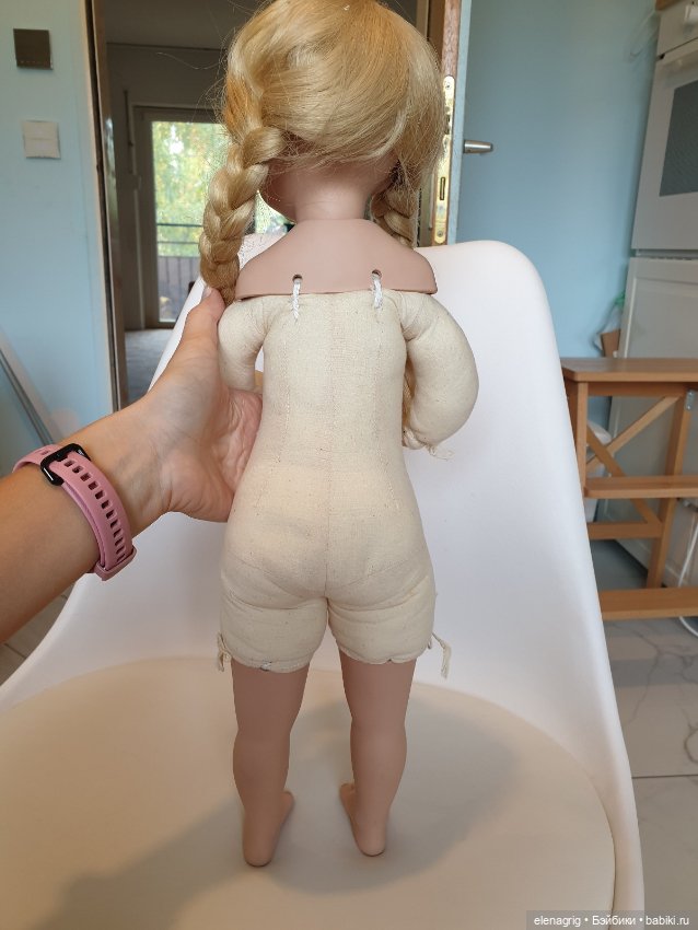 Фарфоровая кукла с молдом Дианы Эффнер (фото 4)