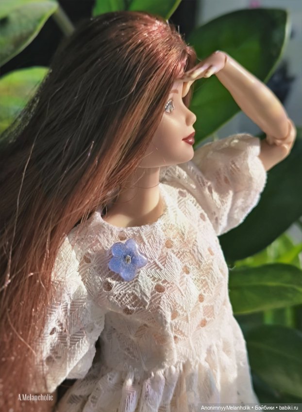 Броши Незабудки — Аксессуары для кукольных фотосессий (фото 2)