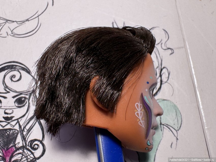 Голова Кена Диа де Муэртос 2022 год (фото 3)