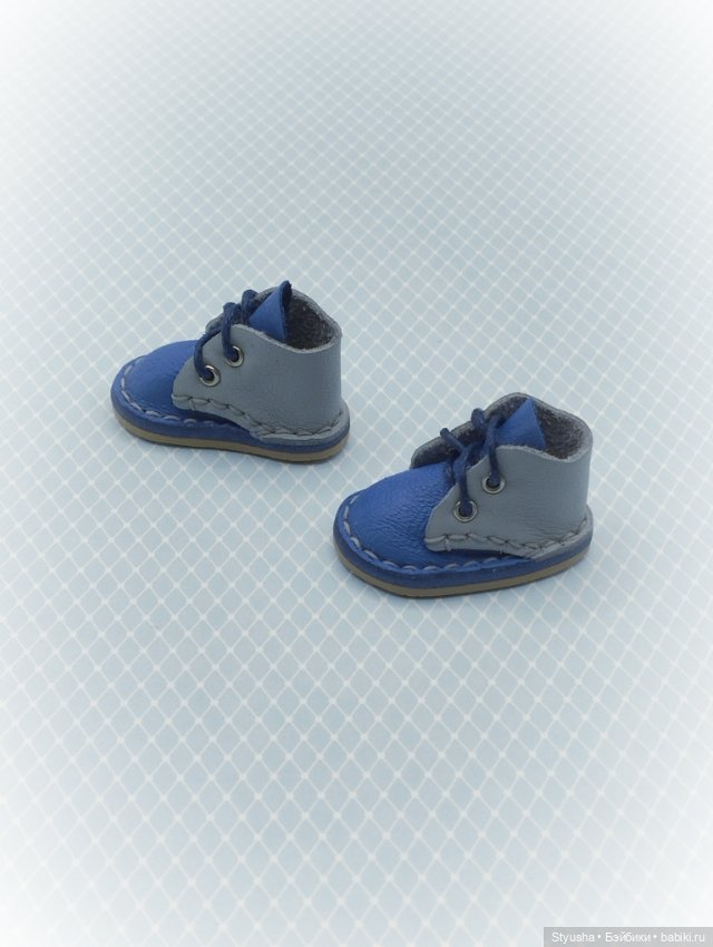 Kruselings ботинки для кукол Крузелингс сине-серого цвета (фото 3)