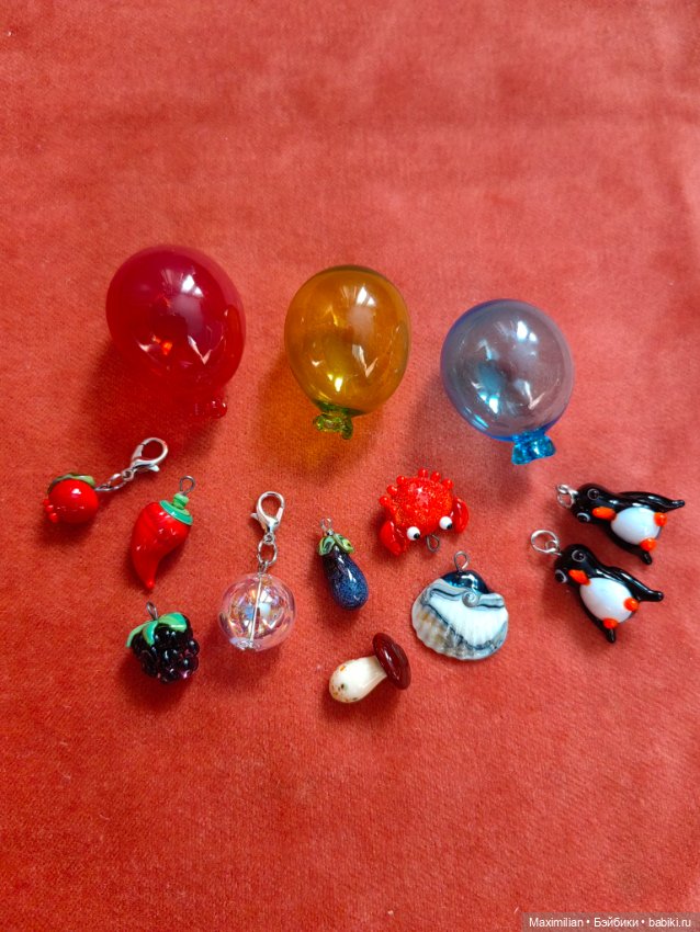 Стеклянные украшения для творчества