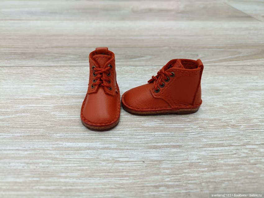 Ботинки для кукол руби ред 31 см. (4,7 х 2,0 см) (фото 3)
