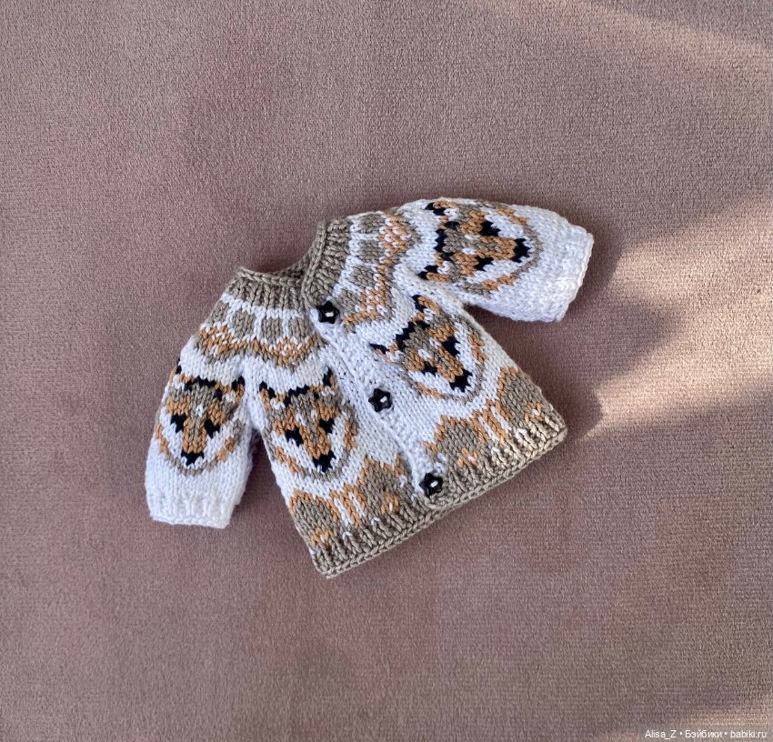 Жаккардовый свитер для Монст (фото 6)