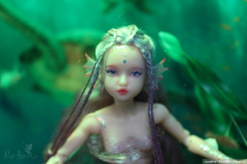 ООАК моего авторства. Русалочки в аквариуме (фото 3)