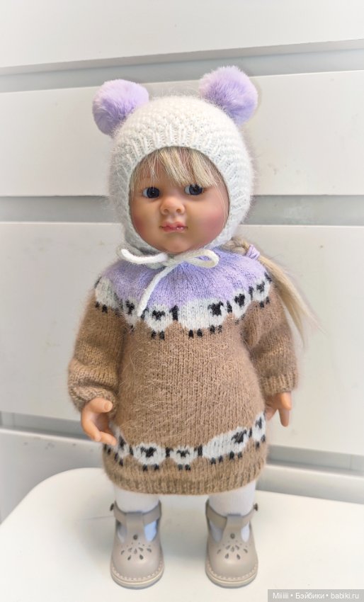 Комплект одежды Овечки 3 для кукол Вихтель Wichtel (фото 2)