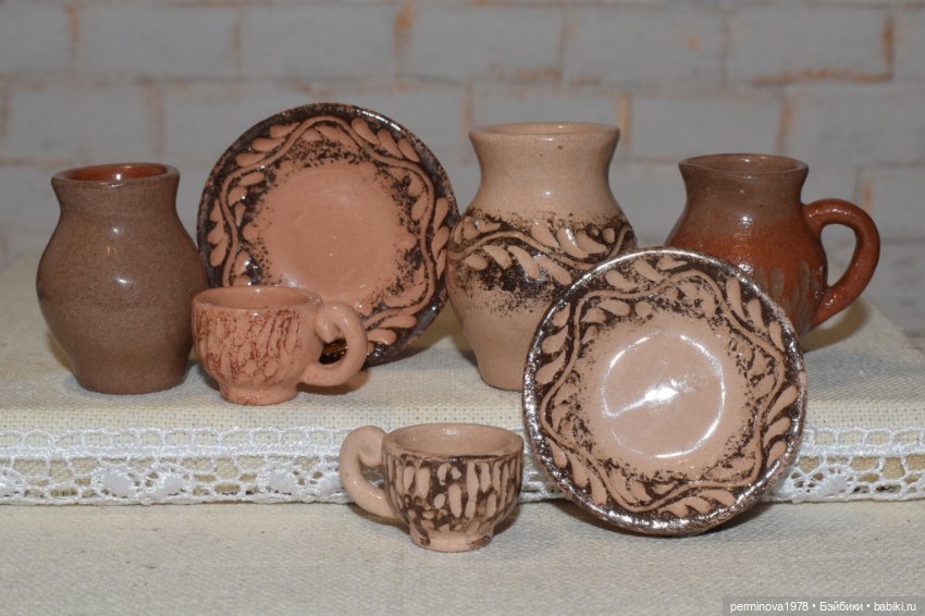Керамика 1 к 6 — Посуда для кукол