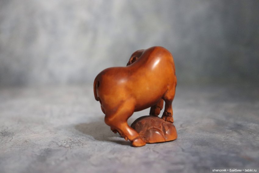 Нэцкэ "Бычок" — Статуэтки (фото 3)