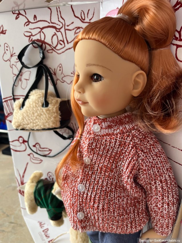 Куколка Ханна с собачкой фирмы Готц #5 (фото 6)