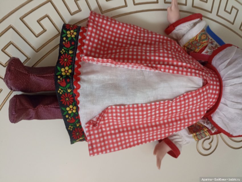 Кукла в национальном костюме 70 ые годы (фото 7)