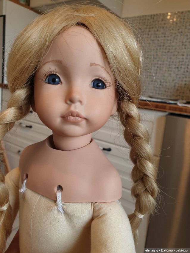 Фарфоровая кукла с молдом Дианы Эффнер (фото 6)