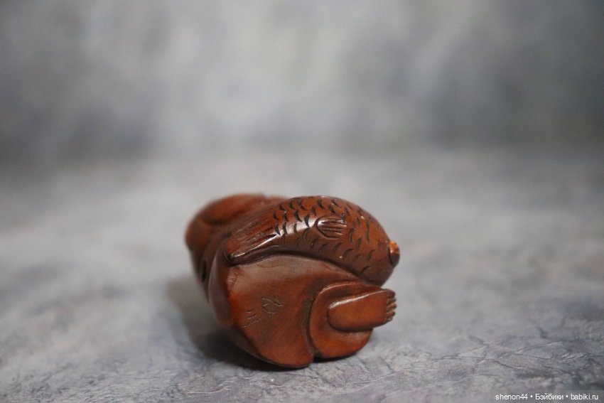 Нэцкэ "Рыбак" — Статуэтки (фото 4)