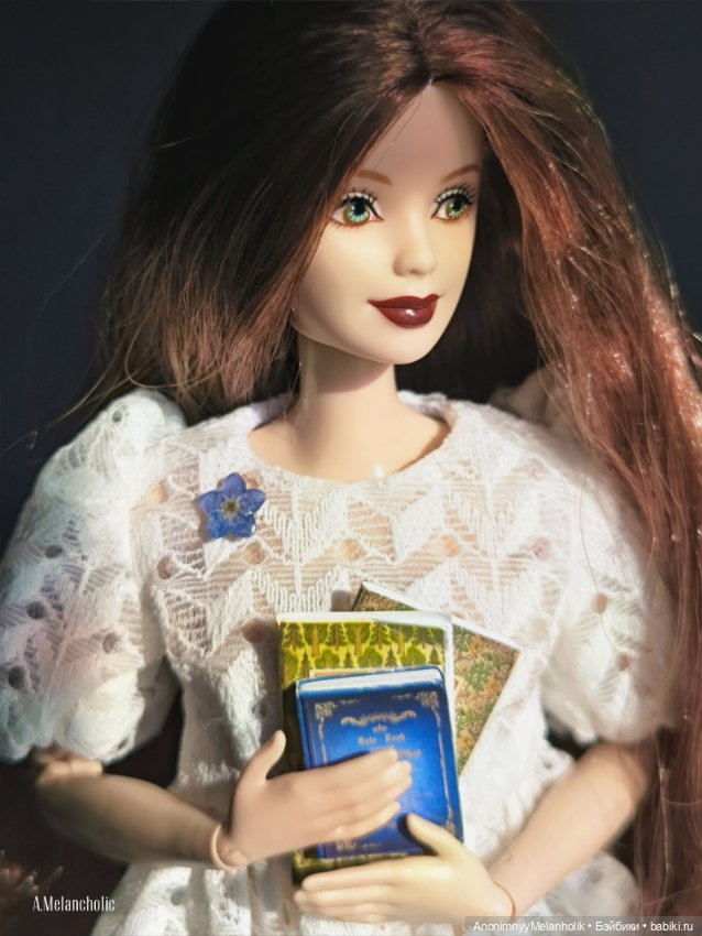 Броши Незабудки — Аксессуары для кукольных фотосессий (фото 4)