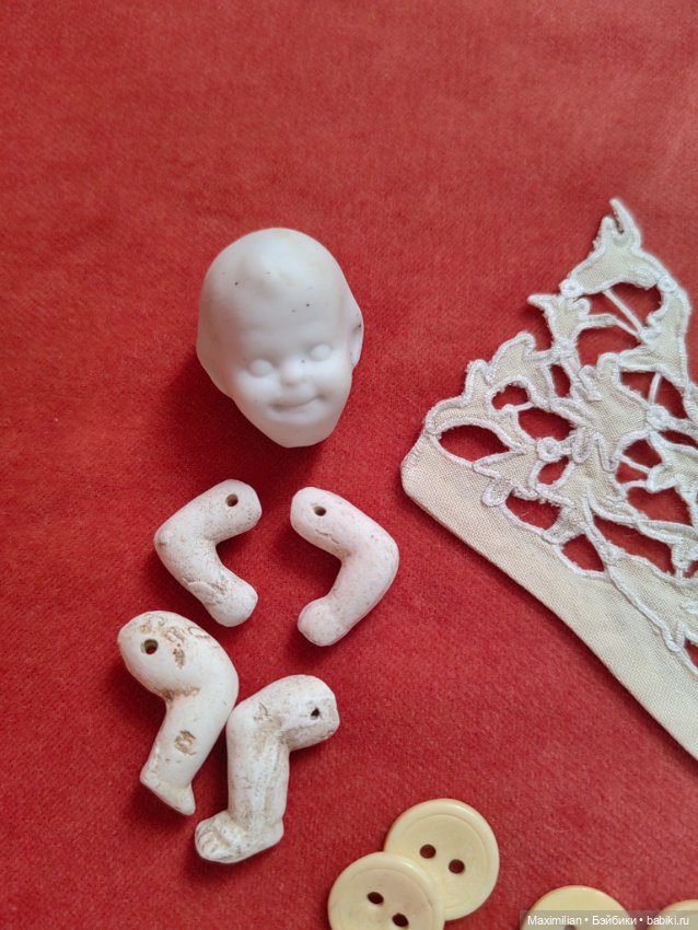 Антикварный набор для создания теддидолл