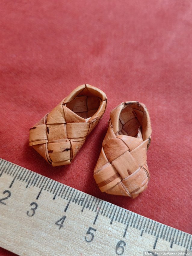 Лапти на куклу — Обувь для кукол