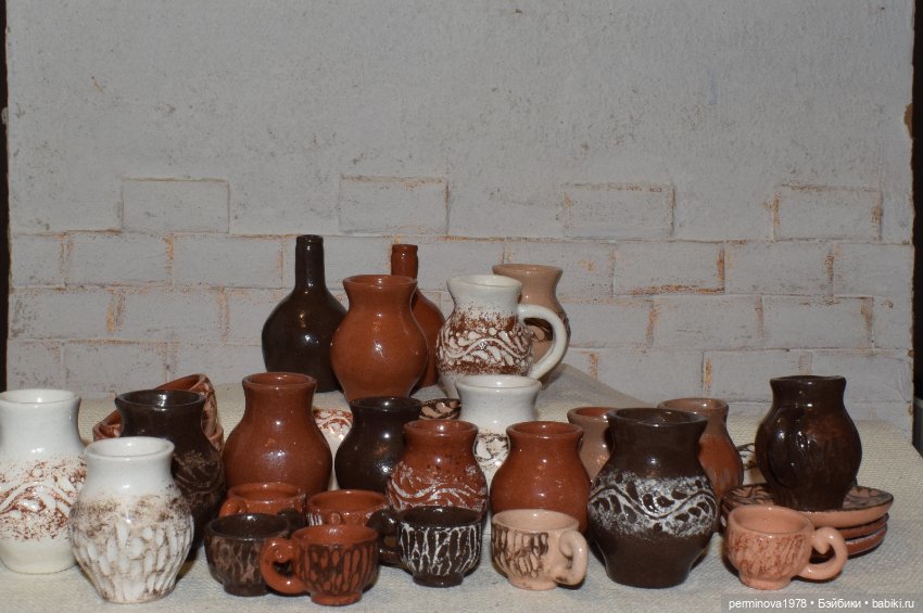 Керамика 1 к 6 — Посуда для кукол (фото 6)