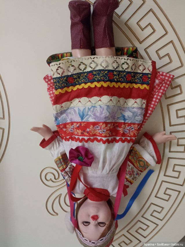 Кукла в национальном костюме 70 ые годы (фото 6)