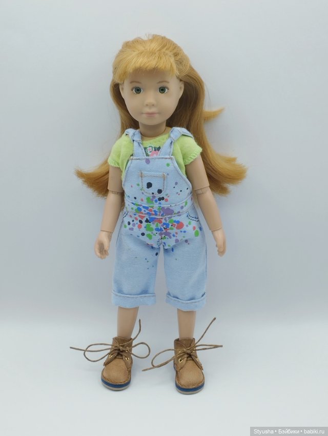 Kruselings ботинки для кукол Крузелингс бежевого цвета (фото 6)