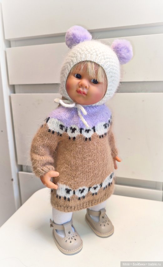 Комплект одежды Овечки 3 для кукол Вихтель Wichtel (фото 4)