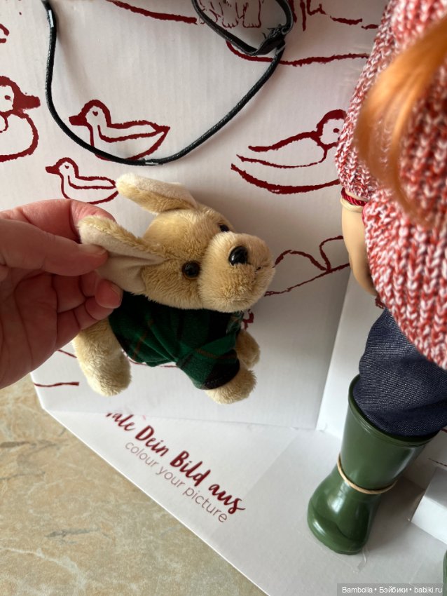 Куколка Ханна с собачкой фирмы Готц #5 (фото 3)