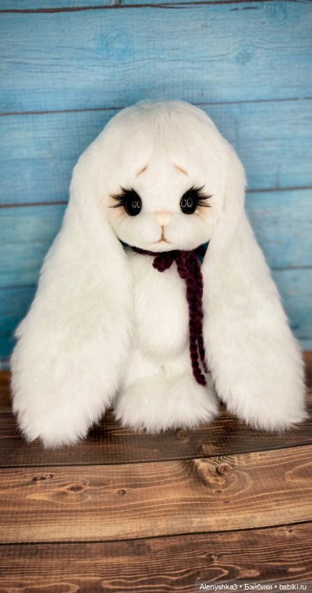 Зайка Белая Роза 💕 — Авторские игрушки
