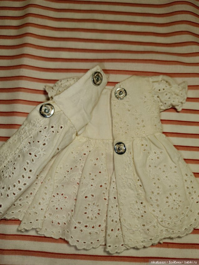 Платье на антикварную или винтажную куклу рост 20-22 см (фото 8)