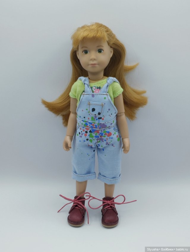 Kruselings ботинки для кукол Крузелингс бордового цвета (фото 6)