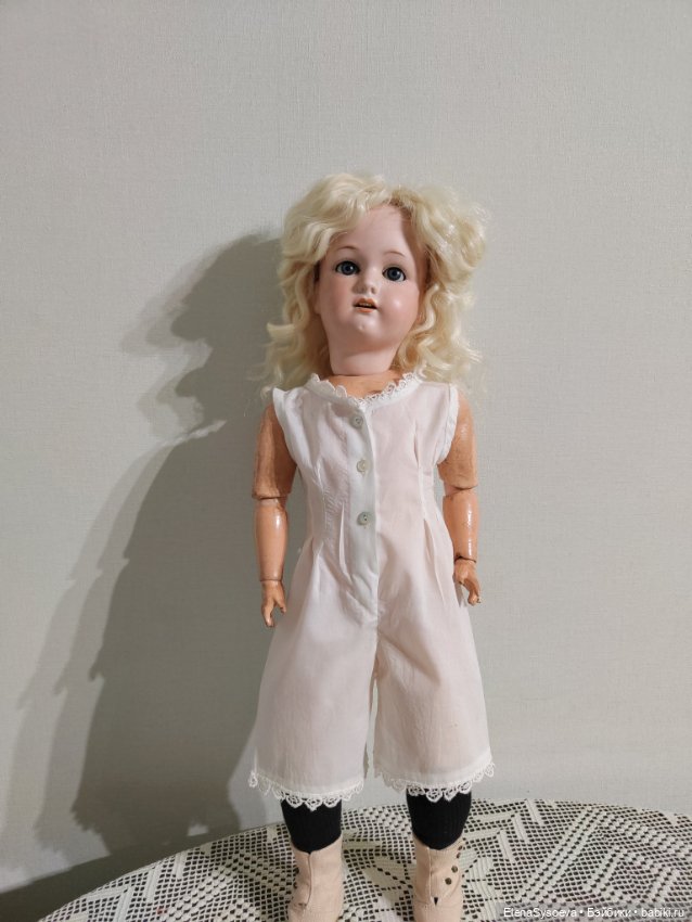 Нижнее бельё для антикварной куклы (фото 5)