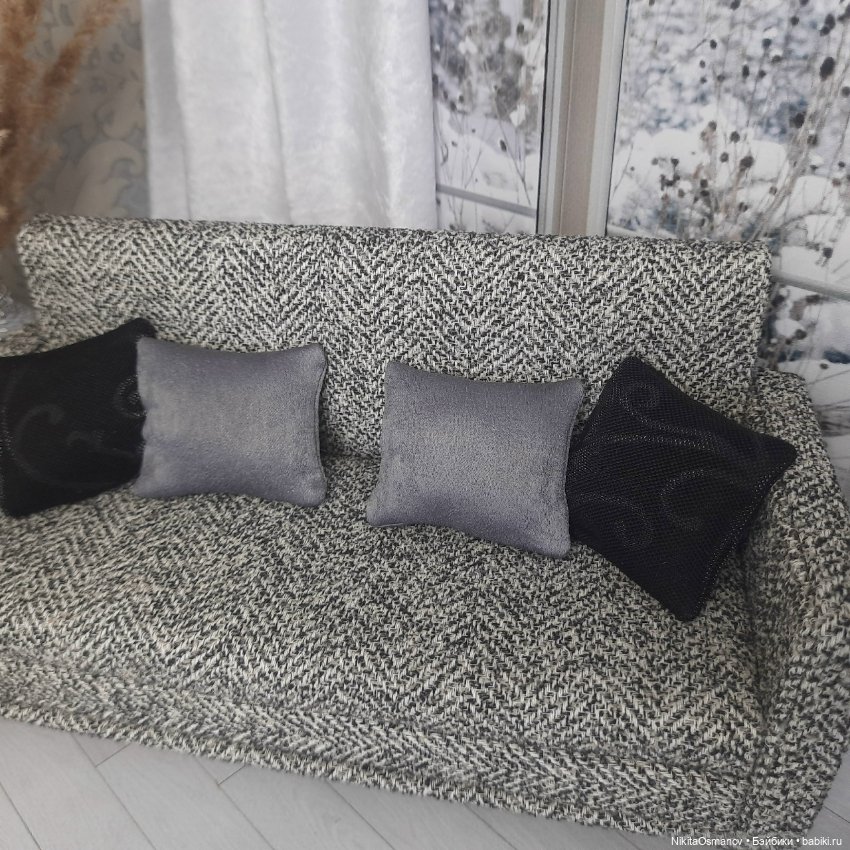 Мебель диван и кресла для кукол Blythe integrity poppy mizi momoko barbie 1:6 (фото 3)