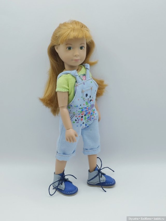 Kruselings ботинки для кукол Крузелингс сине-серого цвета (фото 7)