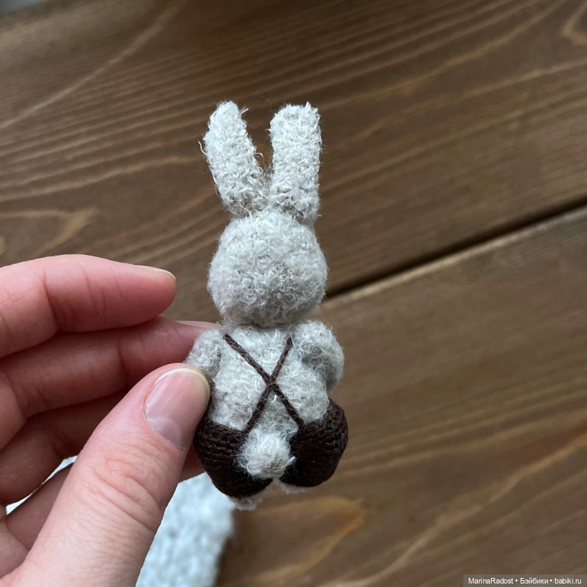 Зайчик в штанишках — Авторские игрушки (фото 4)