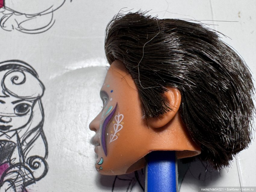 Голова Кена Диа де Муэртос 2022 год (фото 4)