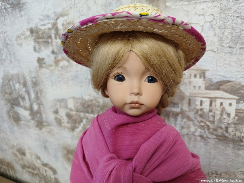Фарфоровая кукла с молдом Дианы Эффнер