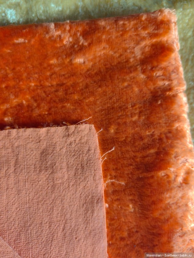 Плюш винтажный весенние цвета (фото 3)