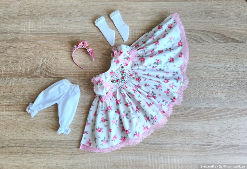 Комплект с буфами "Розочка" (фото 5)